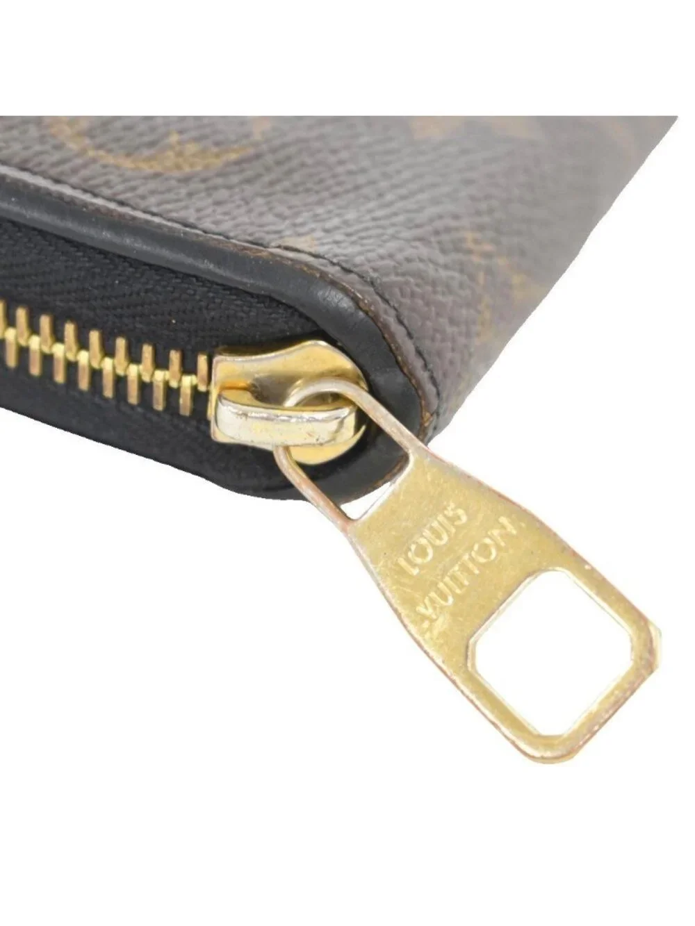 Louis Vuitton Monogram Zippy Wallet Retiro Zip Around Brown